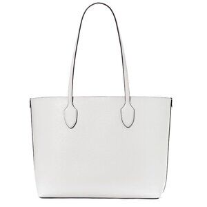 New Kate Spade Bleecker Space Dot Large Saffiano Leather Tote Stone Path